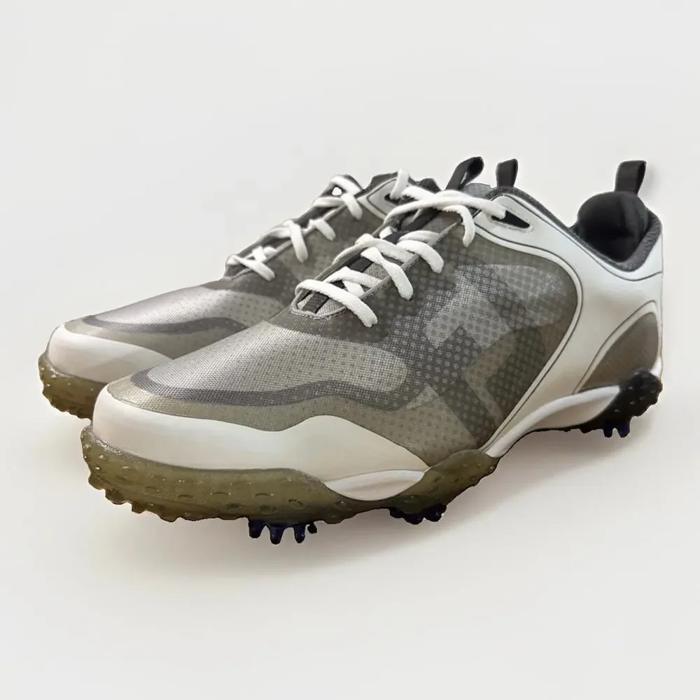 FootJoy Freestyle 2.0 Golf Shoes White Gray Spiked FJ 57330 Men Size 13 W Wide